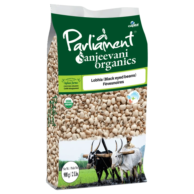 Picture of Parliament Sanjeevani Organic Black Eyed Beans - 4lb