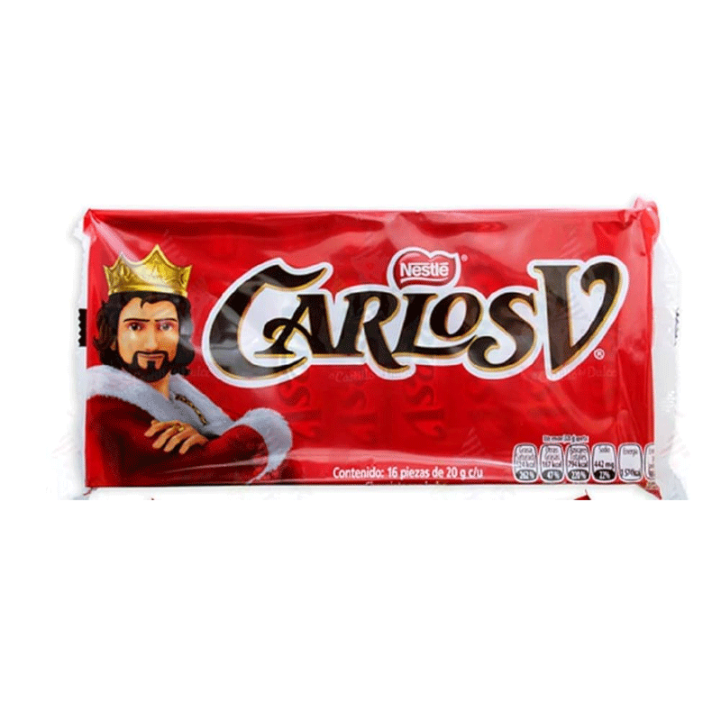 Picture of Nestle CarlosV Mexican Milk Chocolate Bar - 20g