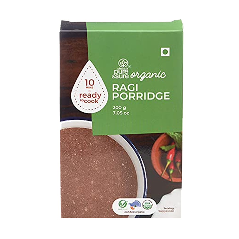 Picture of Pure & Sure Organic Ragi Porridge RTE - 200g