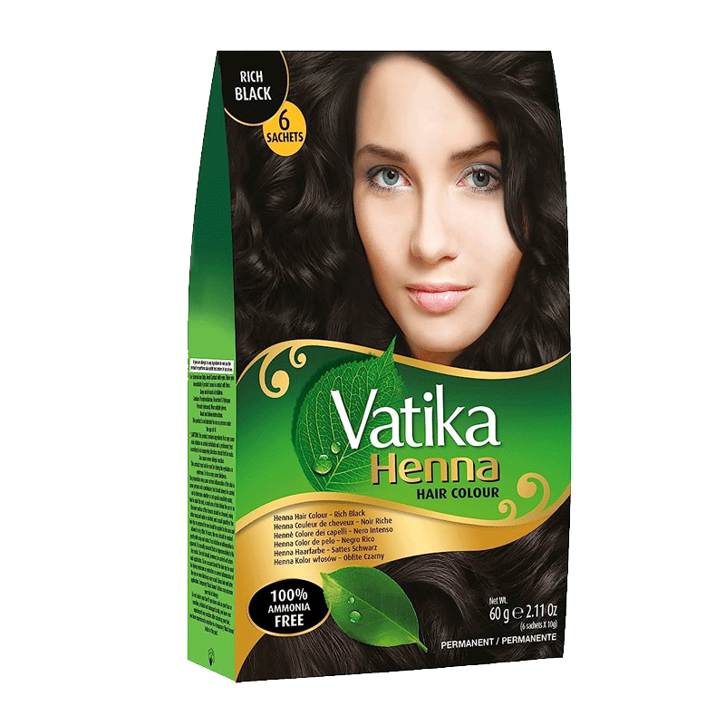 Picture of Vatika Henna Hair Color Black - 60g