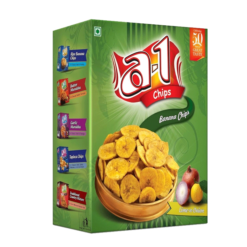 Picture of A1 Chips Banana Lime N Onion - 250g