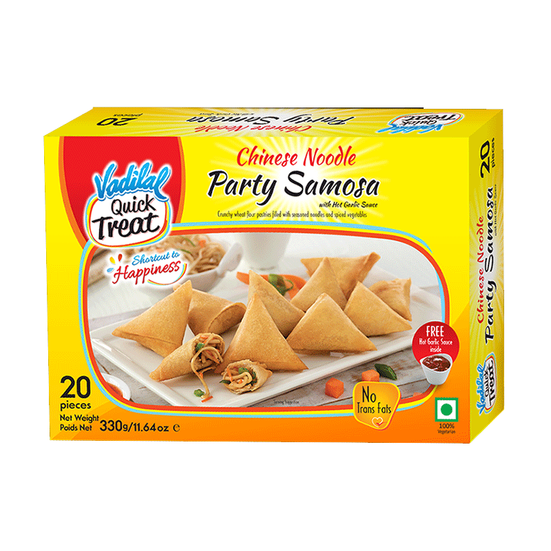Picture of Vadilal Chinese Noodles Samosa FRZ - 1.6Kg*100