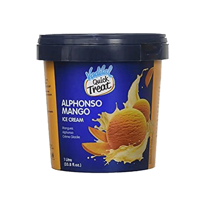 Picture of Vadilal Alphonso Mango Ice Cream FRZ - 1lt