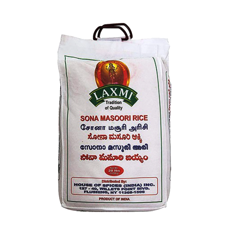 Picture of Laxmi Sona Masoori Rice - 40lb