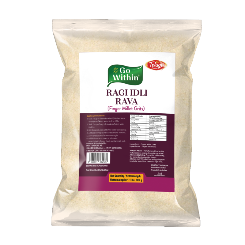 Picture of Telugu Go Within Ragi Idli Rava - 500g