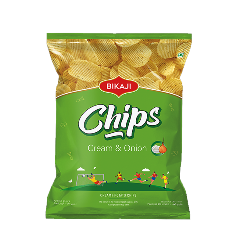 Picture of Bikaji Chips Cream & Onions - 80g