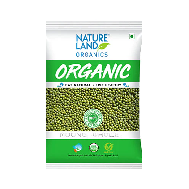 Picture of Nature Land Organic Moong Whole - 5lb