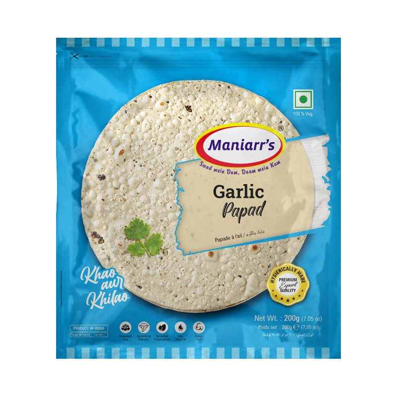 Picture of Maniarrs Papad Garlic - 200g