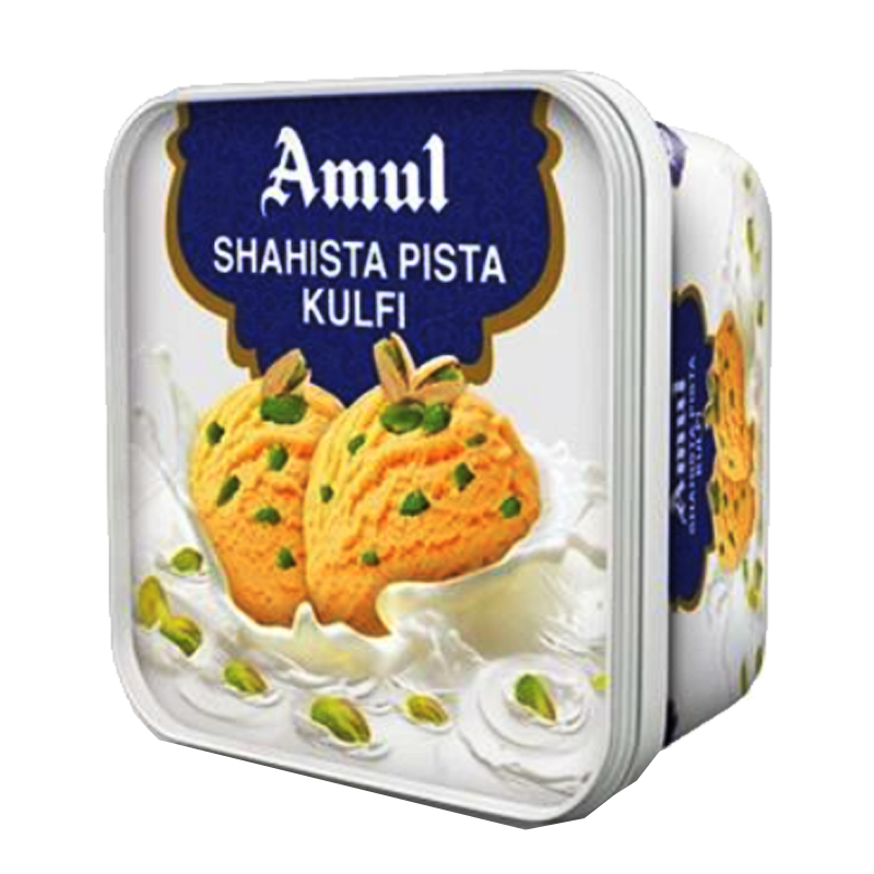 Picture of Amul Shahista Pista Kulfi Ice Cream FRZ - 1lt