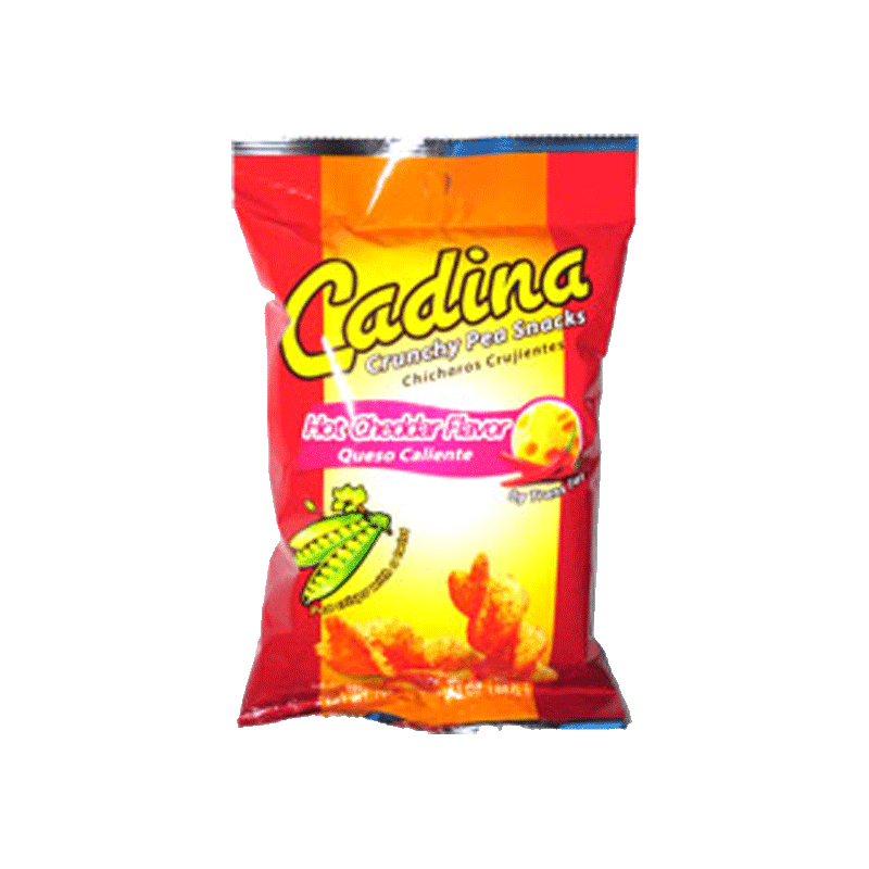 Picture of Cadina Crunchy Pea Snack Hot Cheddar - 60g
