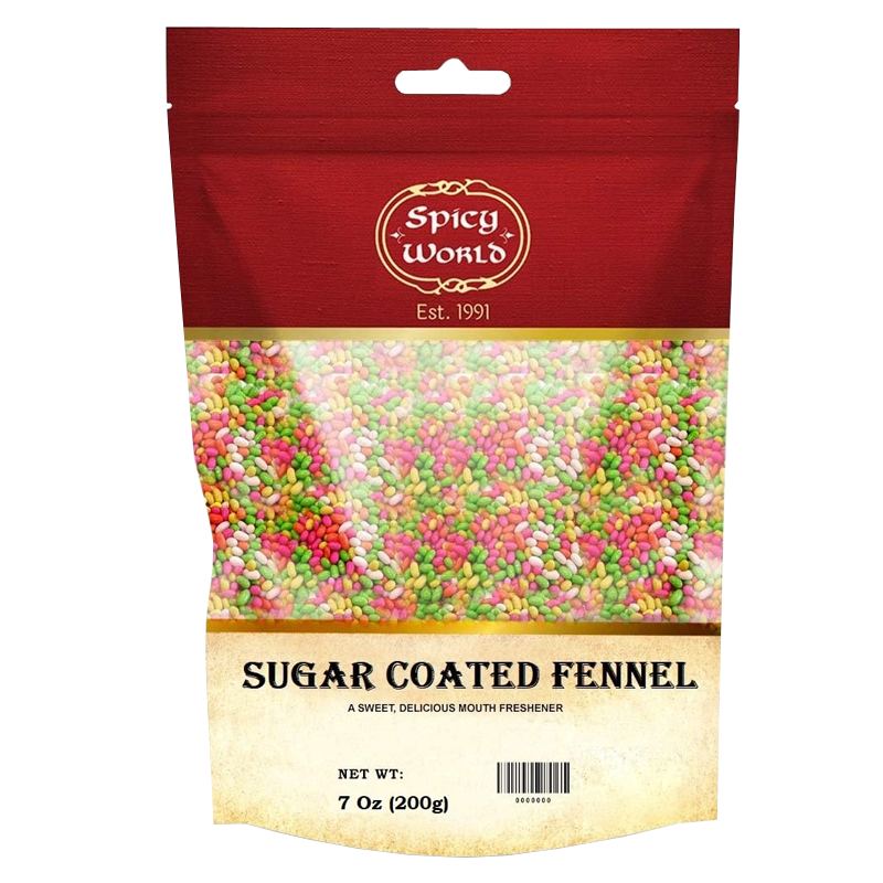 Picture of Spicy World Sugar Coated Fennel Seeds - 200g
