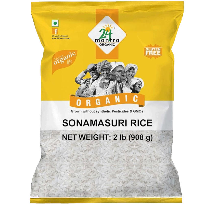 Picture of 24 Mantra Organic Sona Masoori Rice - 2lb