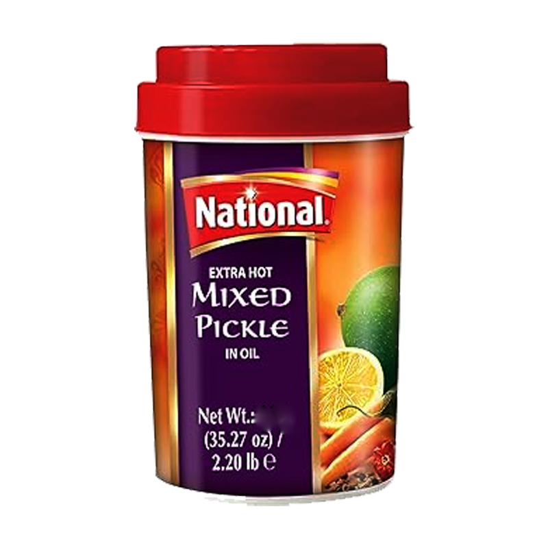 Picture of National Mixed Pickle Extra Hot - 500g