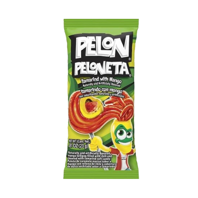 Picture of Pelon Peloneta Mexican Tamarind With Mango Lollipop - 24pc