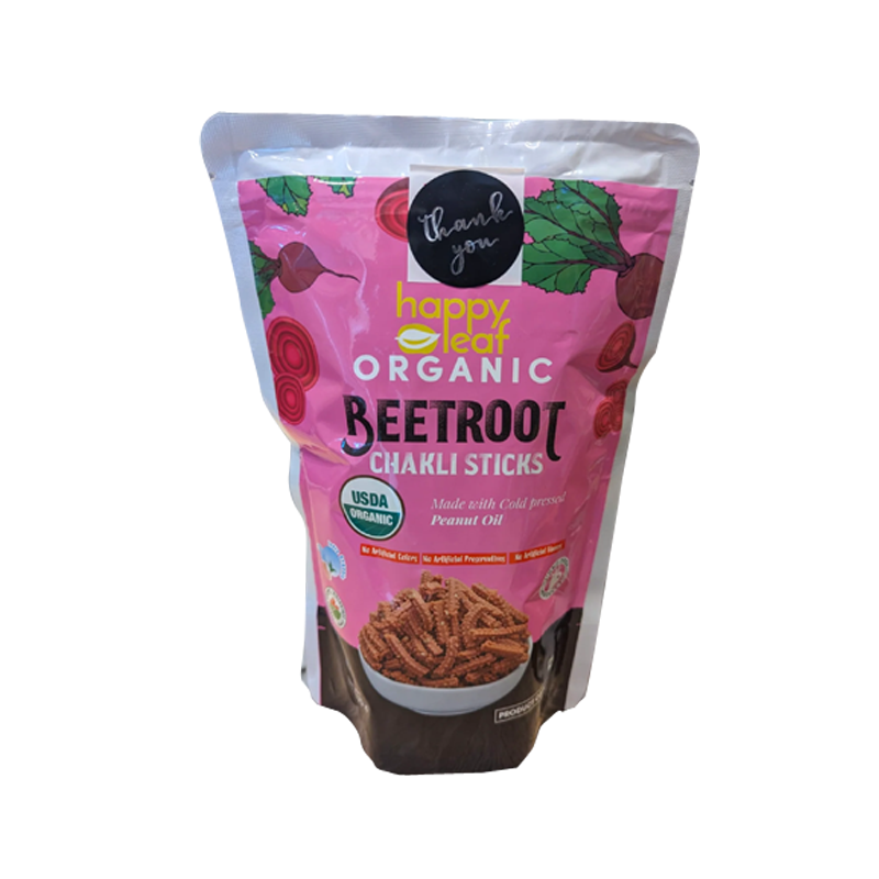 Picture of Happy Leaf Organic Beetroot Chakli Sticks - 170g