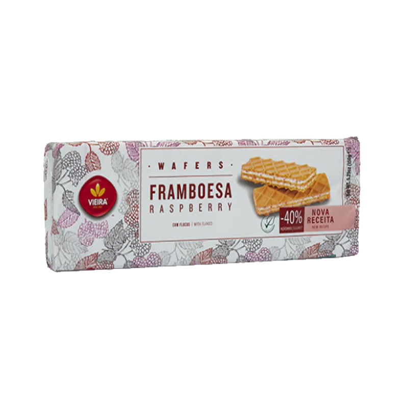Picture of Vieira Raspberry Wafers - 150g