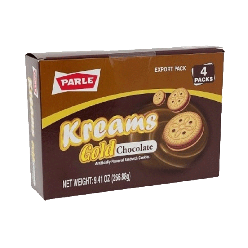 Picture of Parle Kreams Gold Chocolate Biscuits - 267g*4