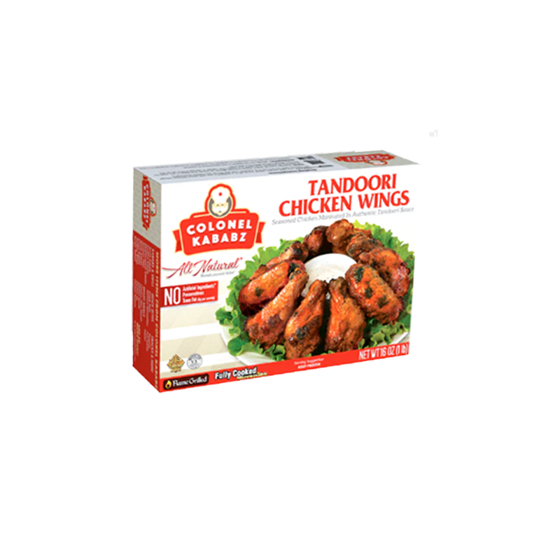 Picture of Colonel Kababz Tandoori Chicken Wings FRZ - 454g