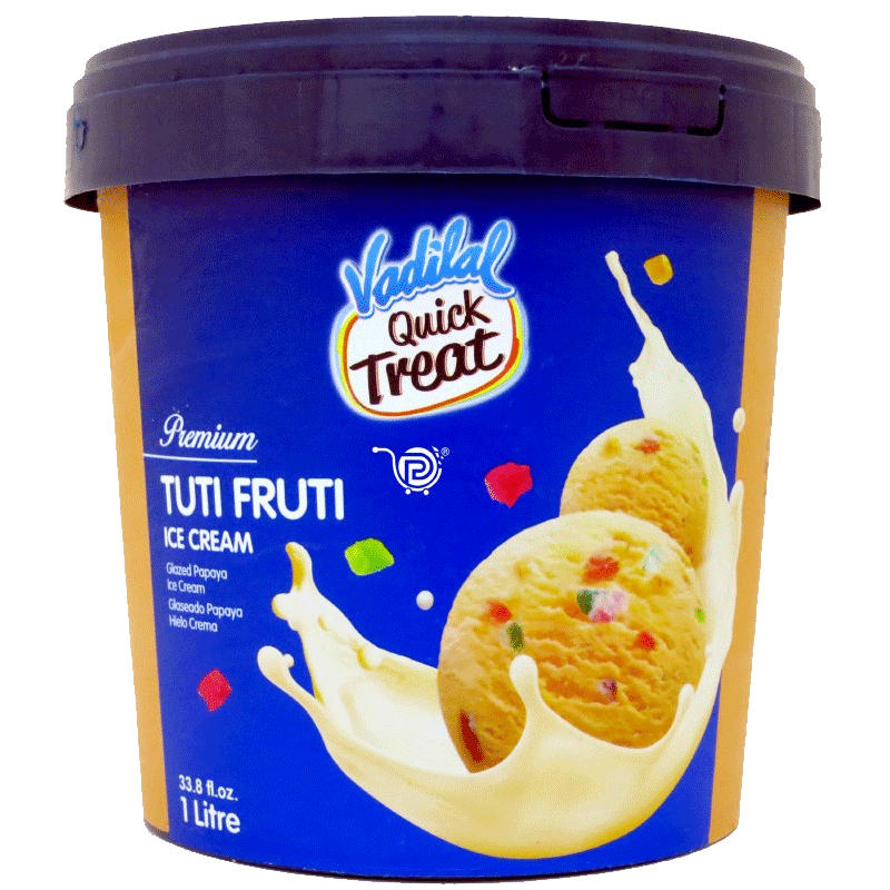 Picture of Vadilal Tutti Fruti Ice Cream FRZ - 1lt
