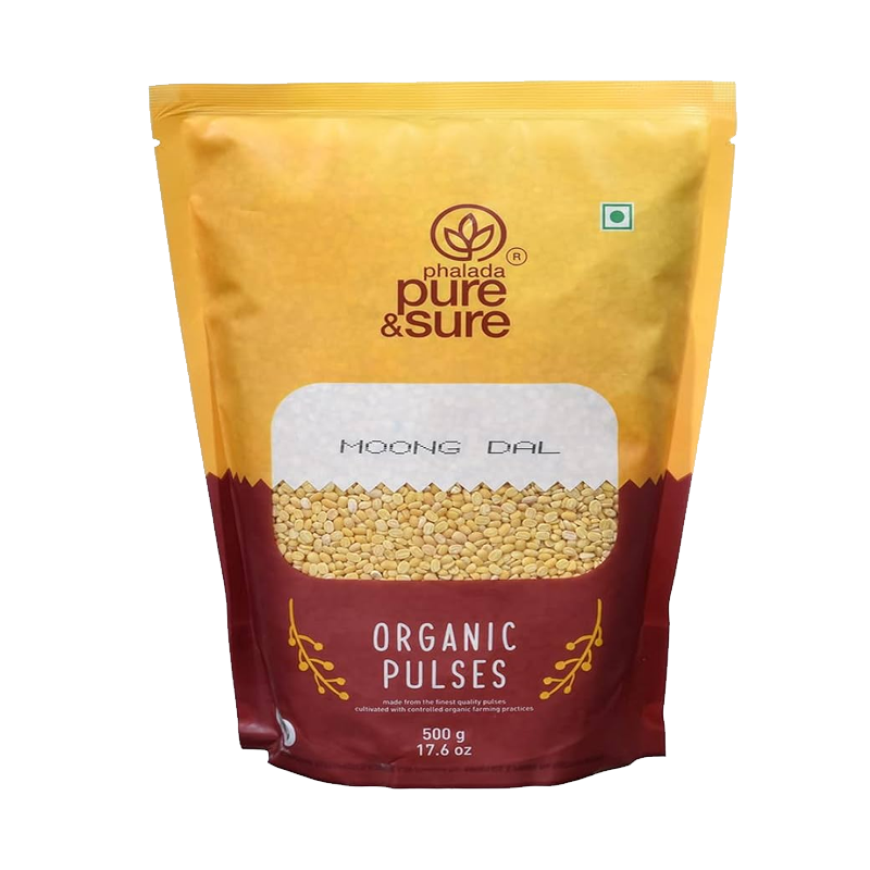 Picture of Pure & Sure Organic Moong Dal Yellow - 500g