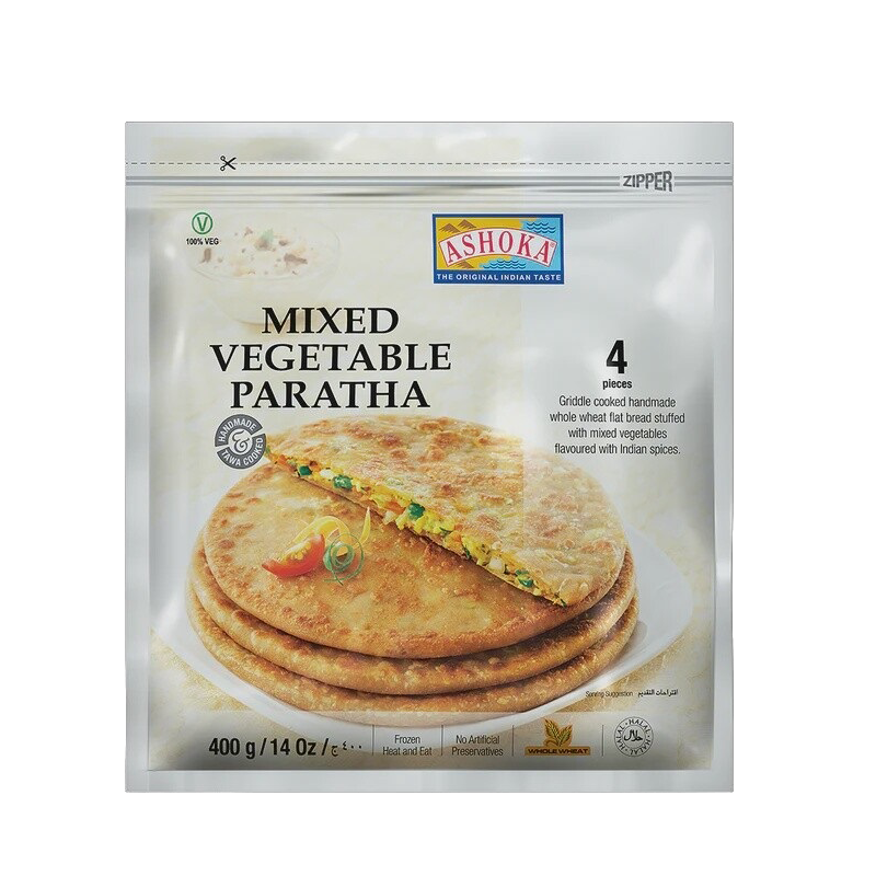 Picture of Ashoka Mixed Veg Paratha FRZ - 400g*4