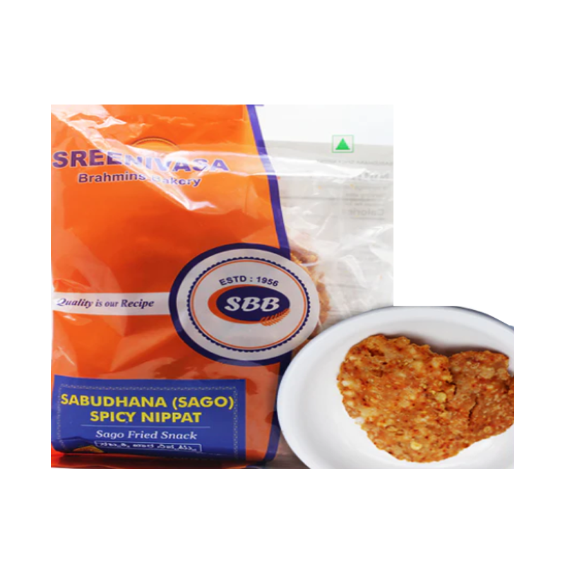 Picture of Sreenivasa Brahmins Bakery Sabudana Spicy Nippat - 200g