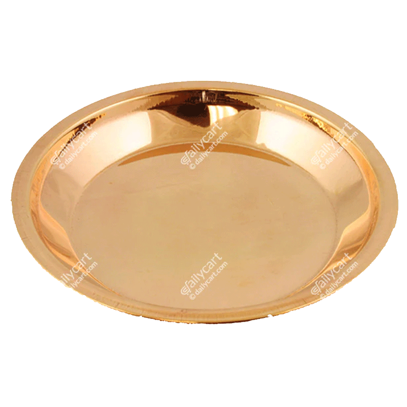 Picture of Copper Pooja Plate 7.25" - 1pc