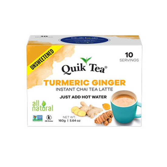 Picture of Quik Tea Unsweetened Turmeric Ginger Teabags-160g*10