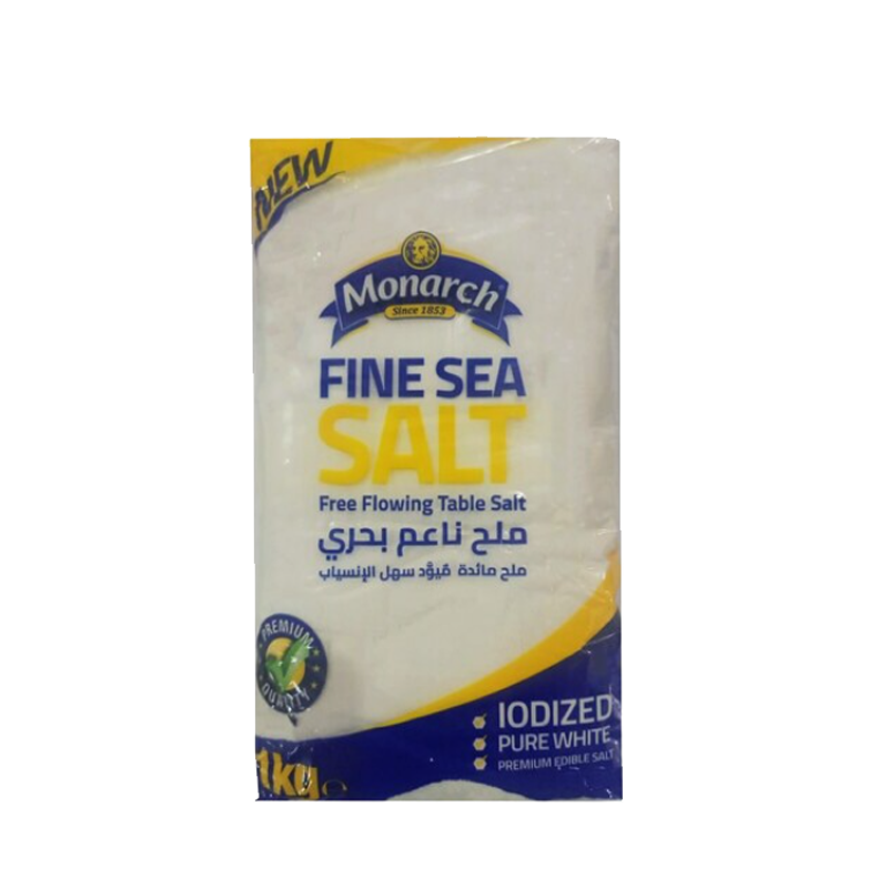 Picture of Monarch Kosher Fine Sea Salt - 1lb