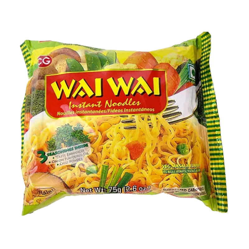 Picture of Wai Wai Vegetarian Noodles Cup - 65gm