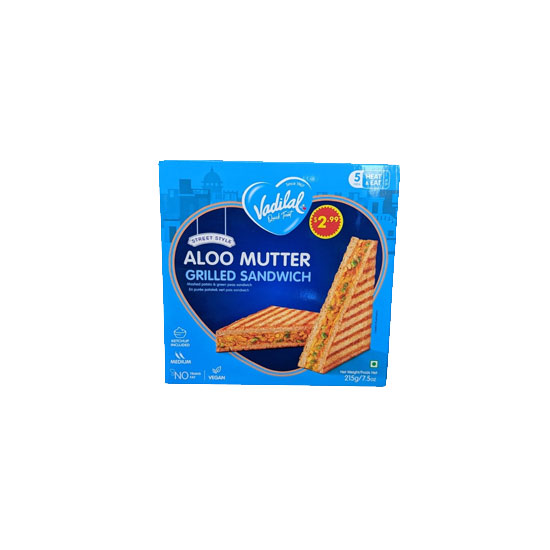 Picture of Vadilal aloo Mutter Grilled Sandwich - 215g