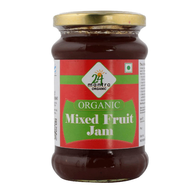 Picture of 24 Mantra Organic Mix Fruit Jam - 350g