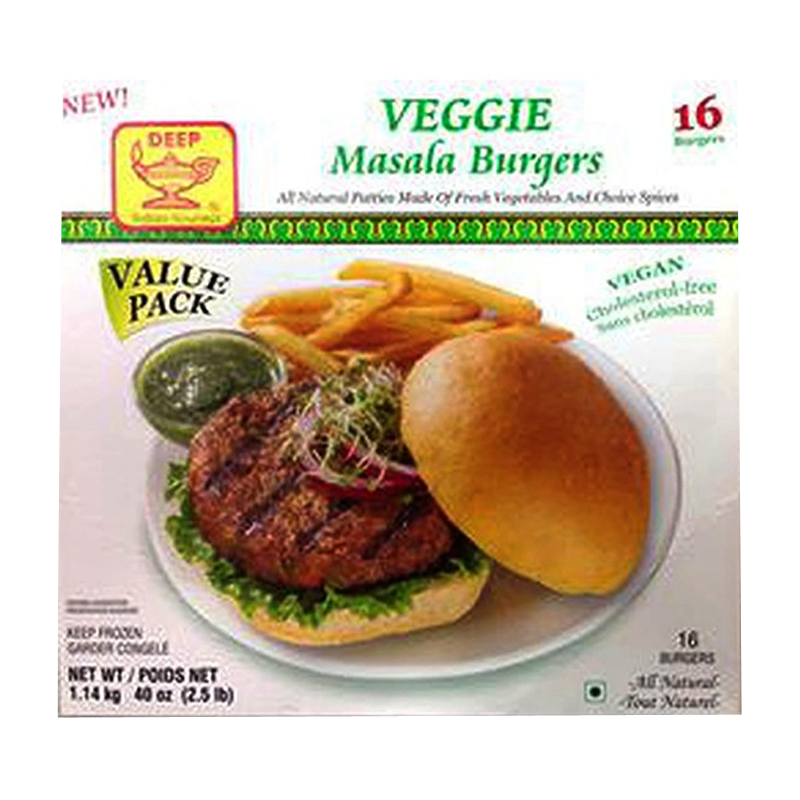 Picture of Deep Veg Masala Burger FRZ - 2.5lb*16