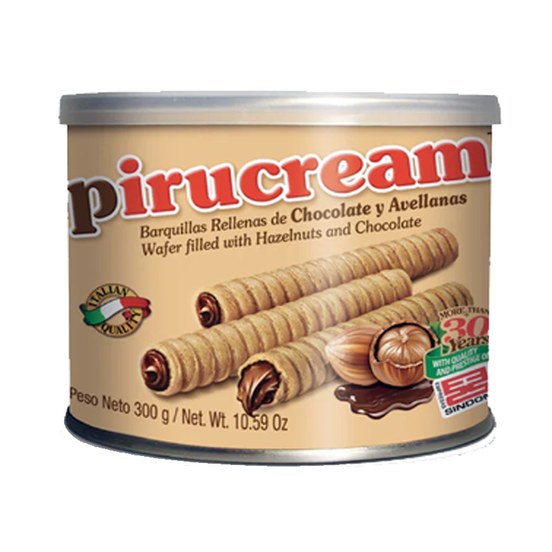 Picture of Pirucream Rolled Wafer Hzn/Choco - 300g