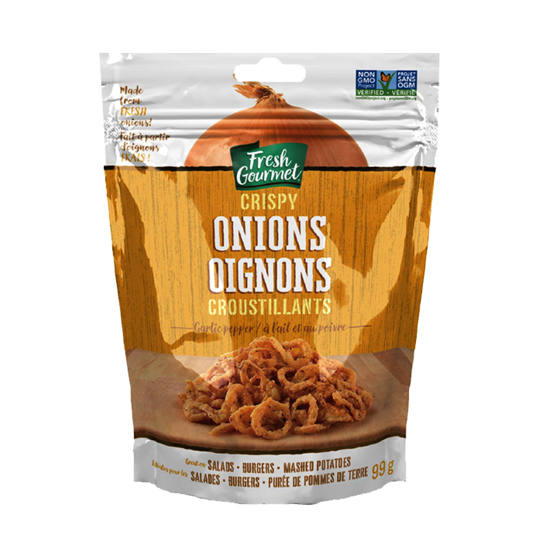 Picture of Fresh Gormet Garlic Pepper Crispy Onions - 99g