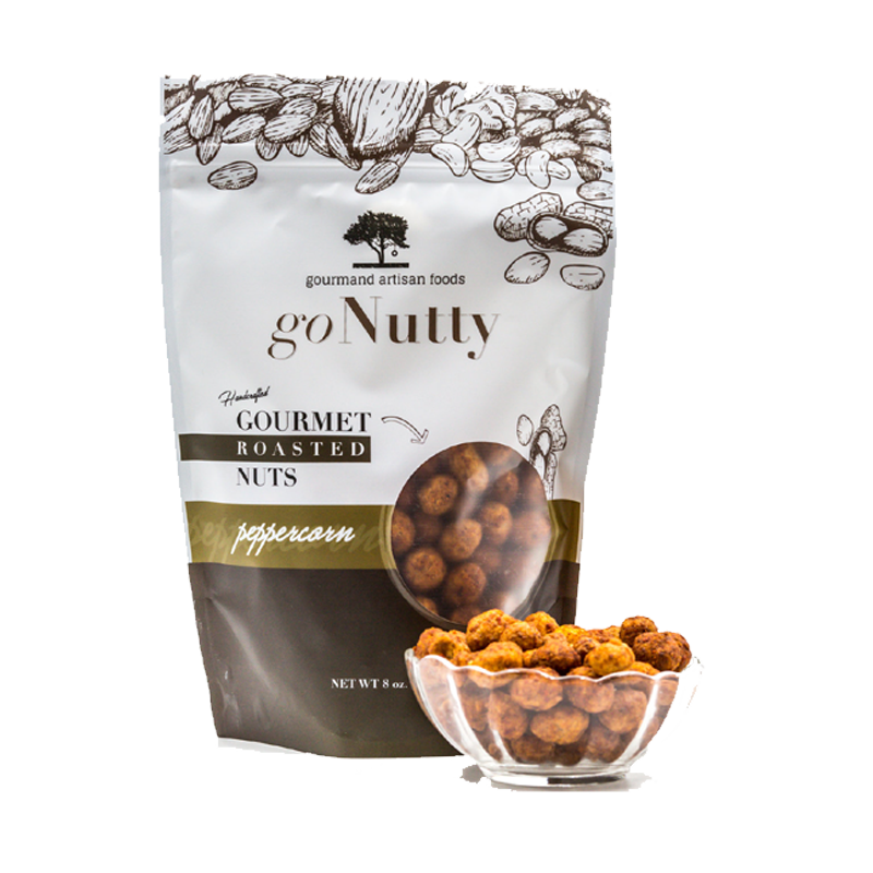 Picture of GoNutty Peppercorn Peanuts - 8oz