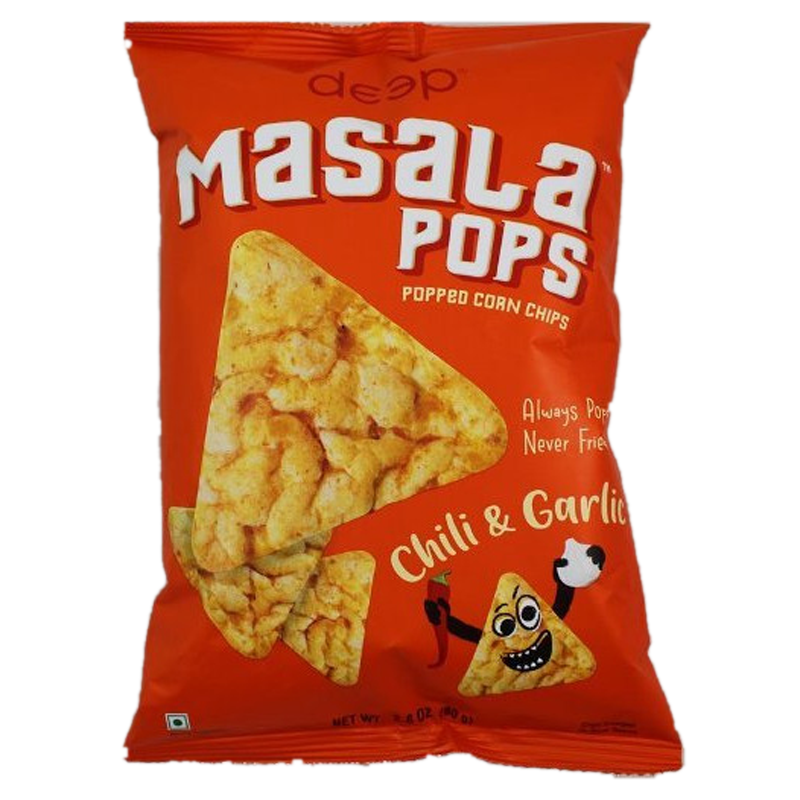 Picture of Deep Masala Pops Chili & Garlic - 80g