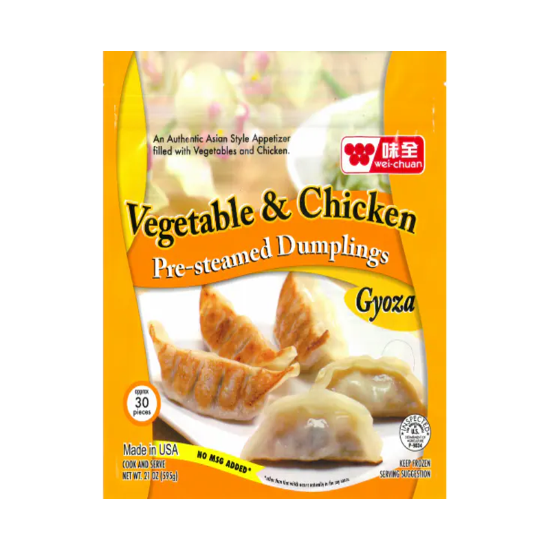 Picture of Wei Chuan Vegetable & Chicken Dumplings FRZ - 595g