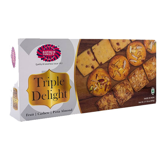 Picture of Karachi Triple Delight Fruit Cashew Pista Almond - 600g