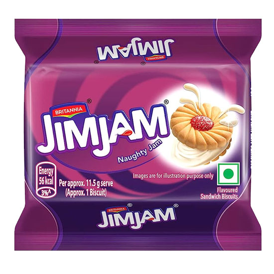 Picture of Britannia Jim Jam Biscuits-500*5