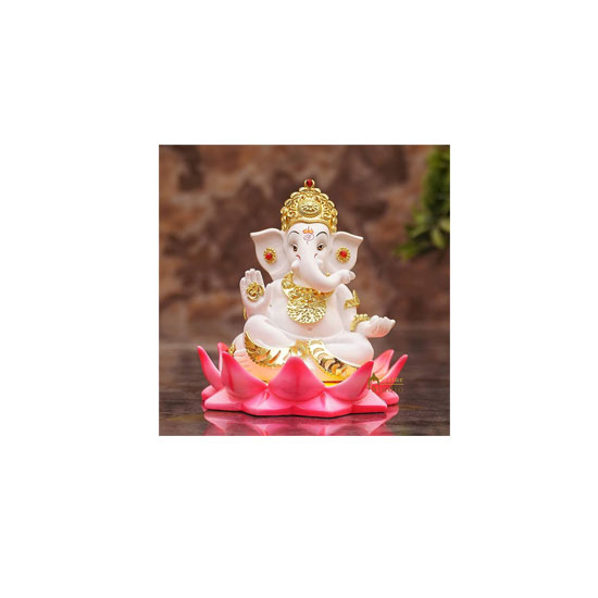 Picture of S Polyresin Ganesh Statue Sitting 2.5