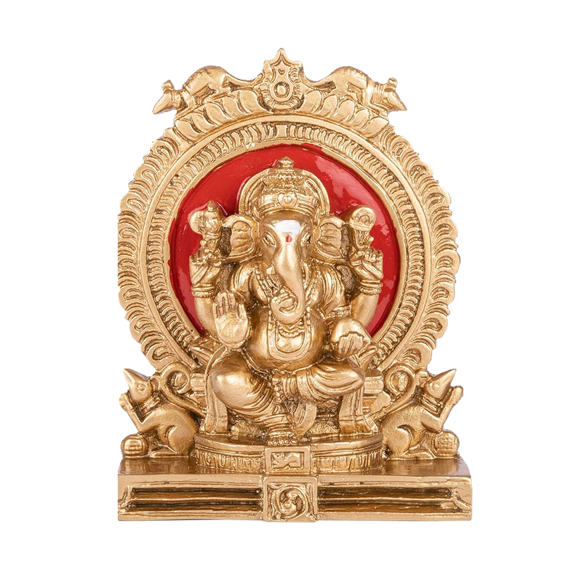 Picture of S Ganesh Resin Golden - M