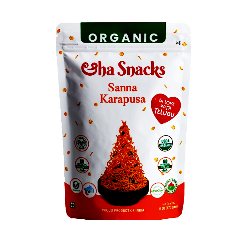 Picture of Aaha Snacks Organic Sanna Karapusa - 170g