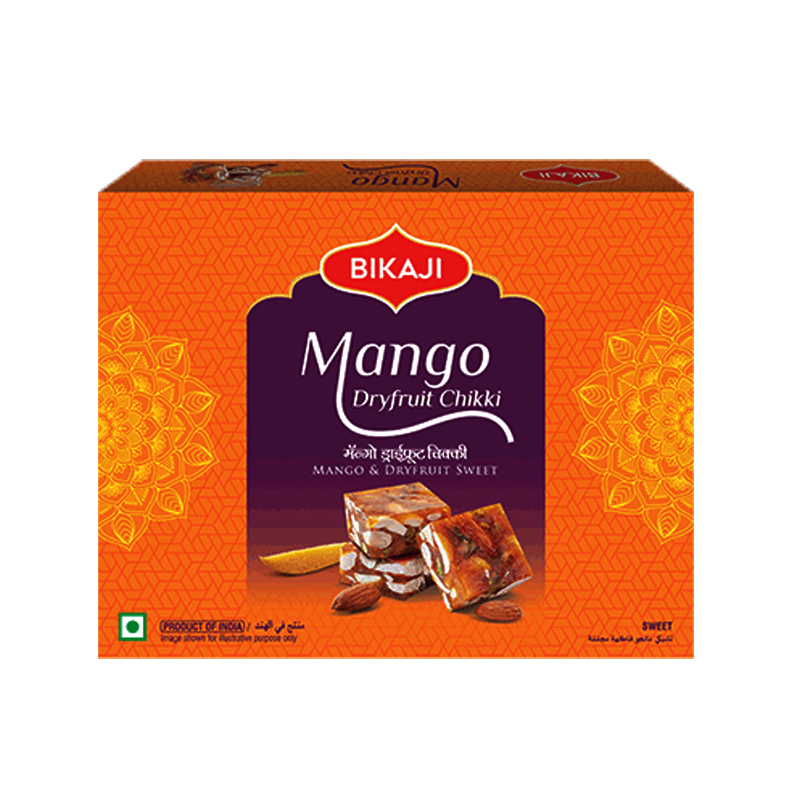 Picture of Bikaji Mango Dry Fruit Chikki - 250g