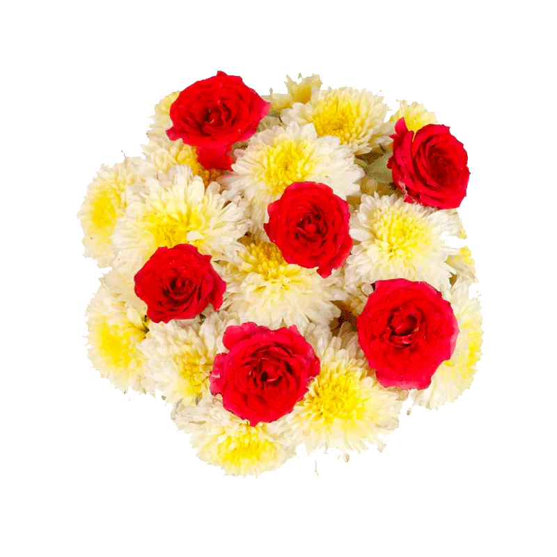 Picture of Fresh Indian Mix Puja Flowers - Ea