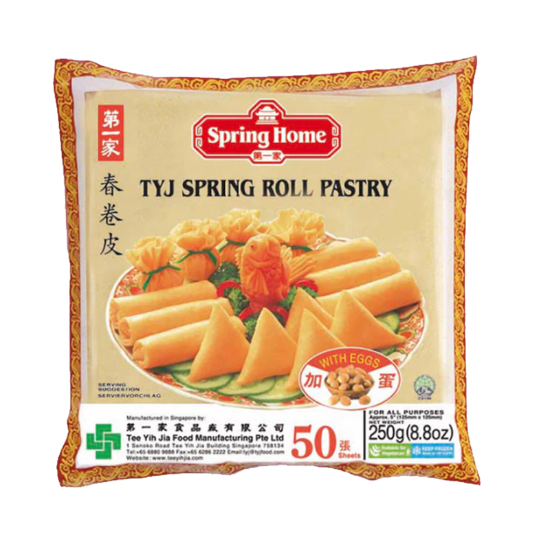 Picture of TYJ Spring Roll Pastry Sheets FRZ - 550g*50