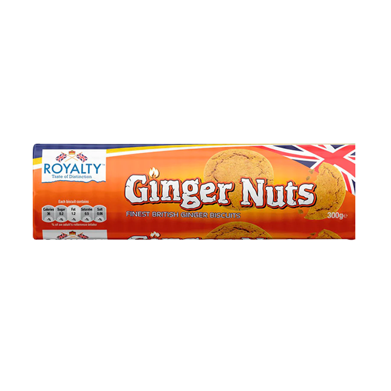 Picture of Royalty Ginger Nuts Cookies - 200g