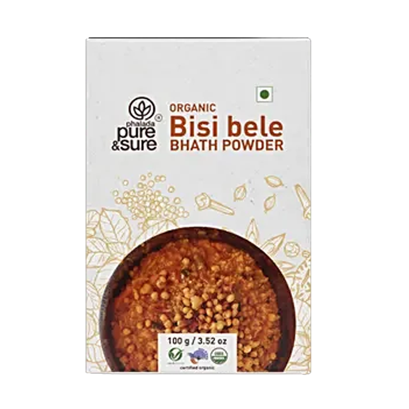 Picture of Pure & Sure Organic Bisi Bele Bath Powder - 100g