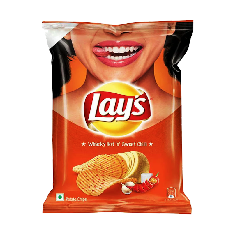 Picture of Lays Hot N Sweet Chilli Chips - 52g