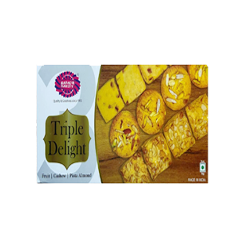 Picture of Karachi Triple Delight Kaju Badam Pista Cookies - 600g
